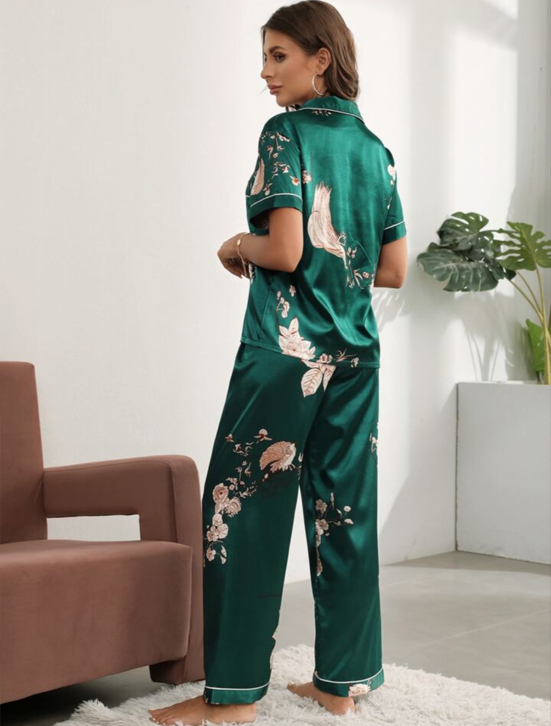 Luxury Satin Night Suit For Women