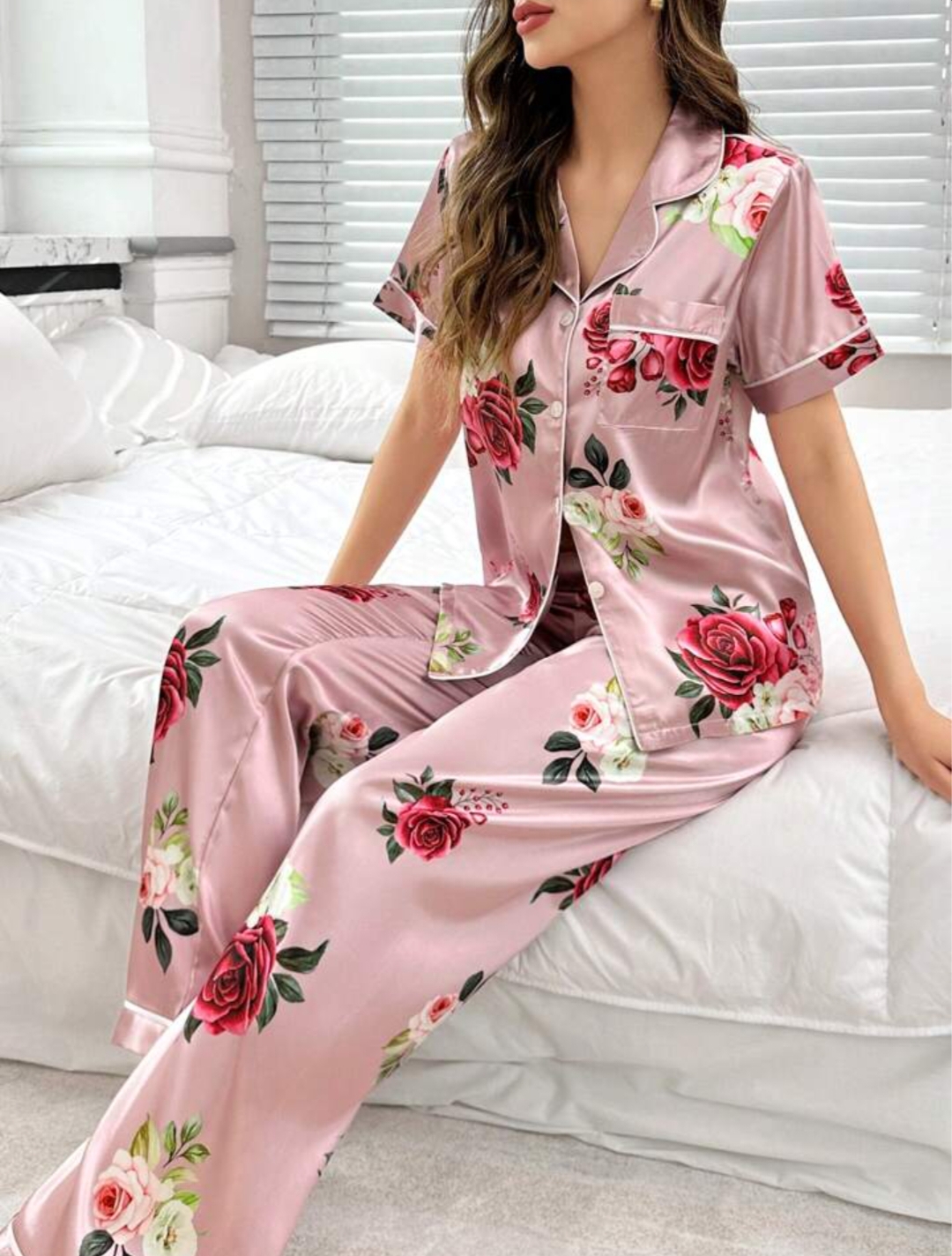 Women's Satin Night Suit
