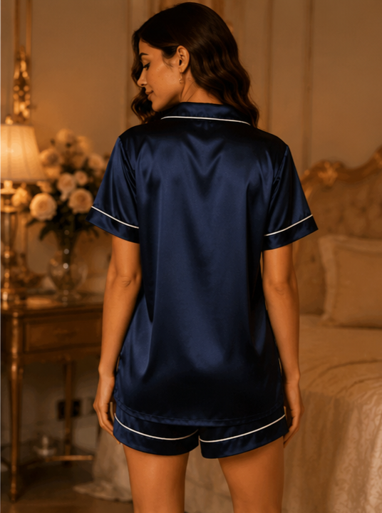 Premium Satin Short Night Suit