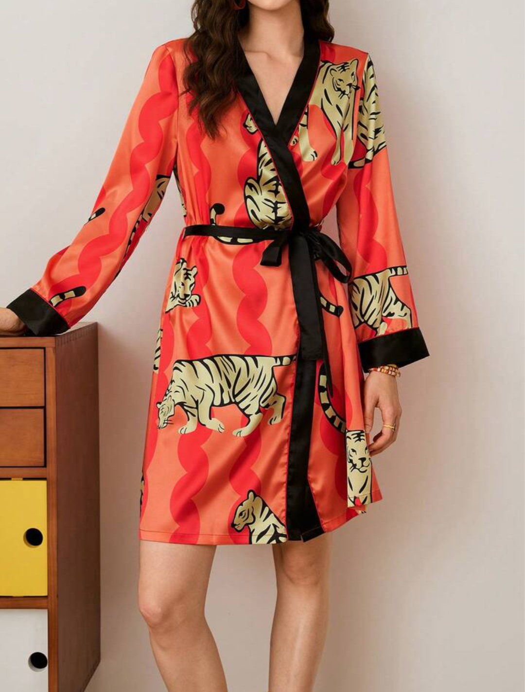 Luxury Satin Sleep Robe for Women – Soft & Comfortable Nightwear