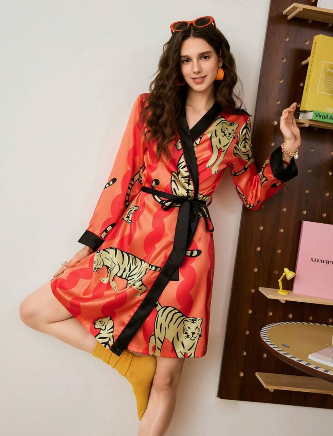 Luxury Satin Sleep Robe for Women – Soft & Comfortable Nightwear