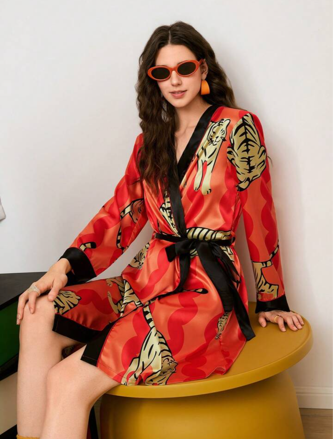Luxury Satin Sleep Robe for Women – Soft & Comfortable Nightwear
