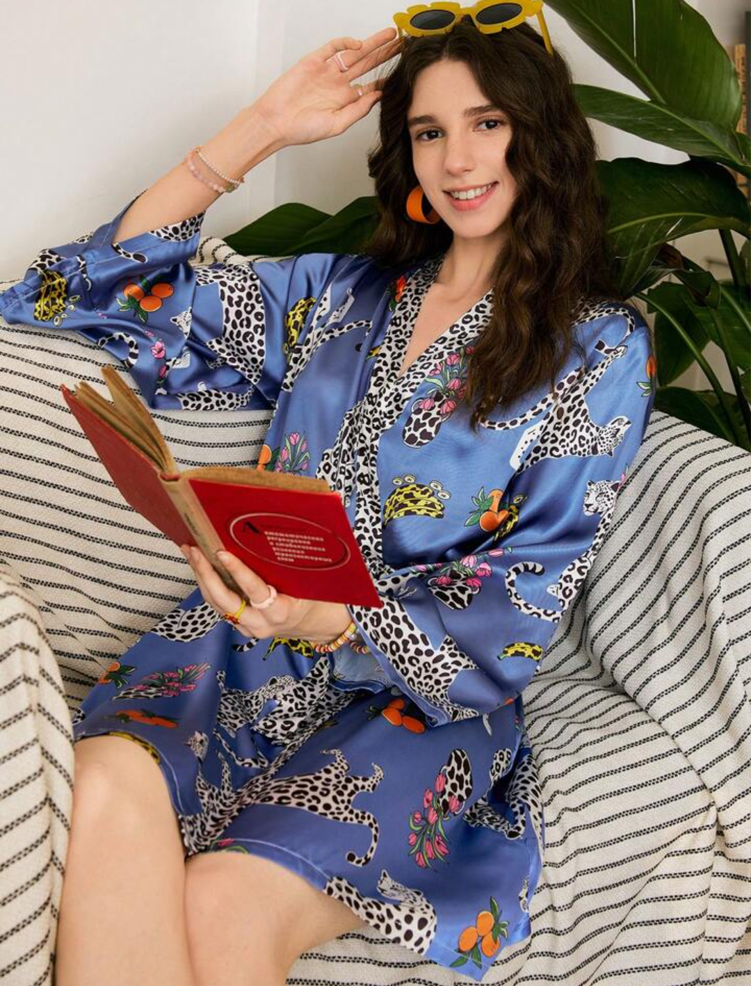 Women's Satin Sleep Robe Set