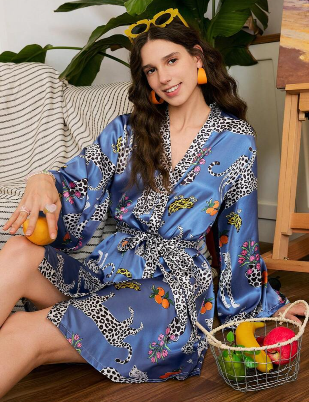 Women's Satin Sleep Robe Set