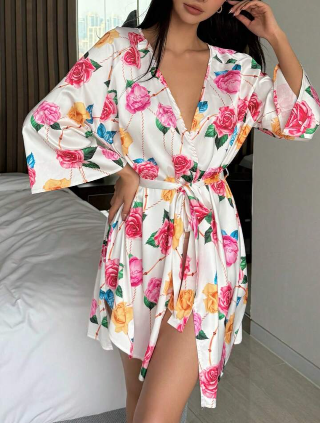 Women's Super Soft Sleep Robe Set