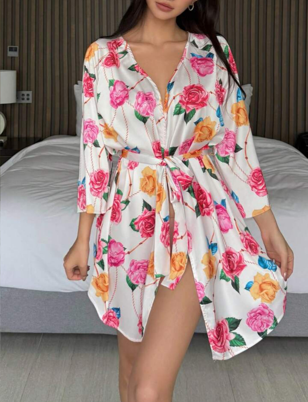 Women's Super Soft Sleep Robe Set