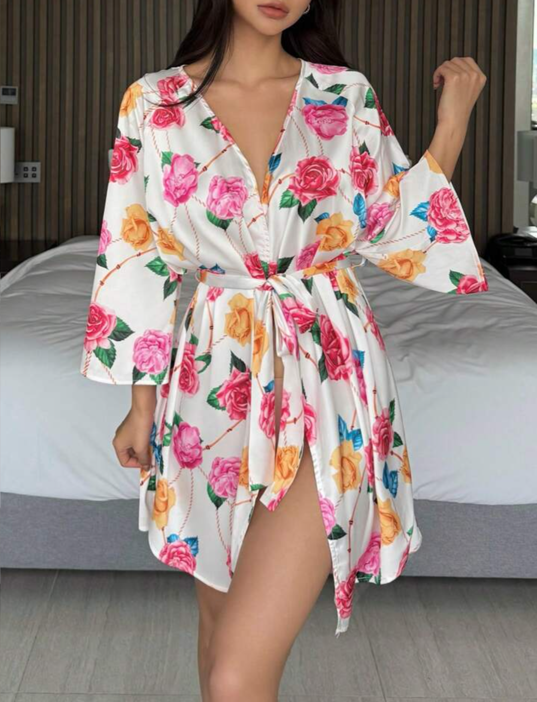 Women's Super Soft Sleep Robe Set