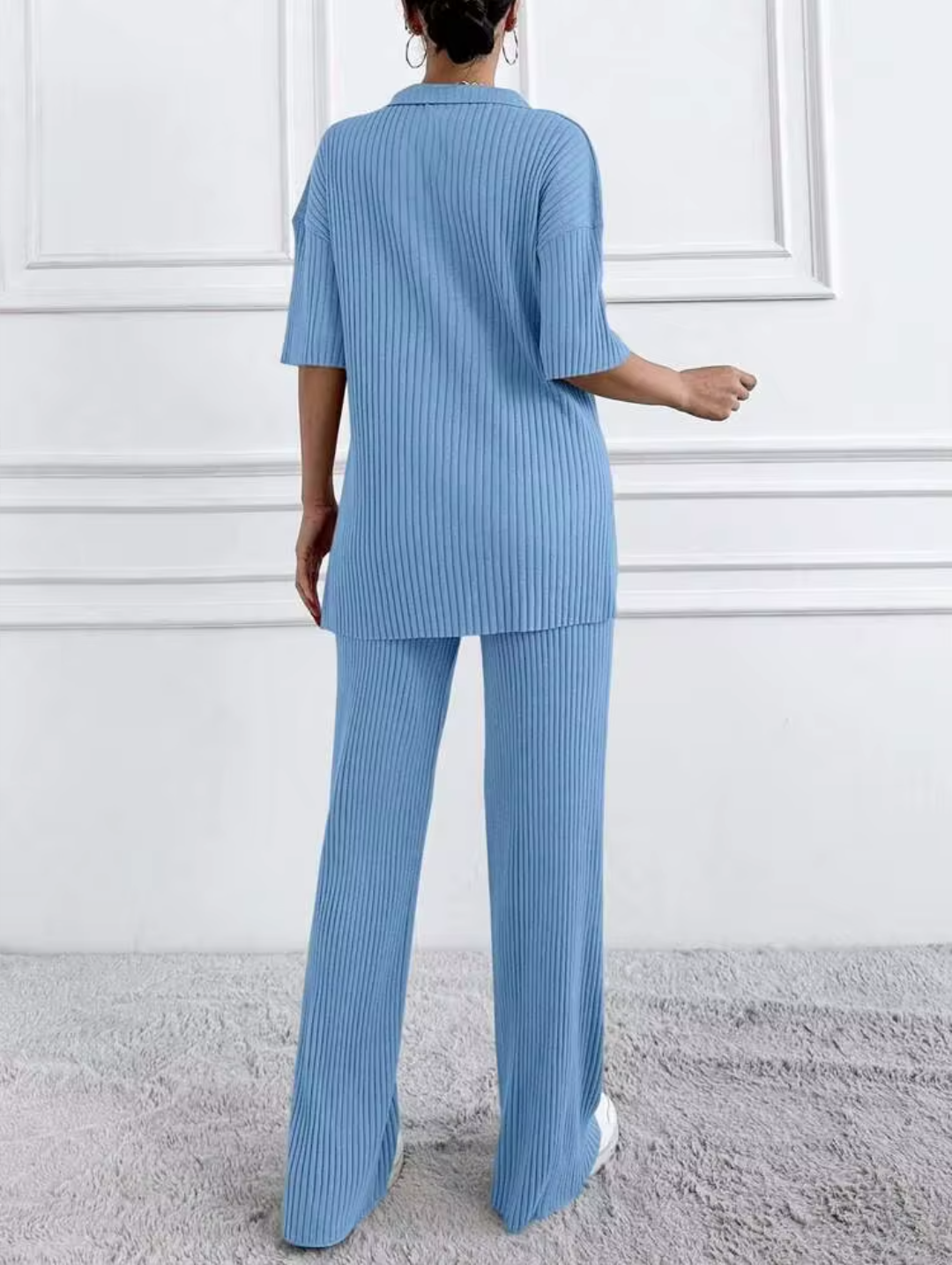 Plain Cotton Co-Ord Set for Women