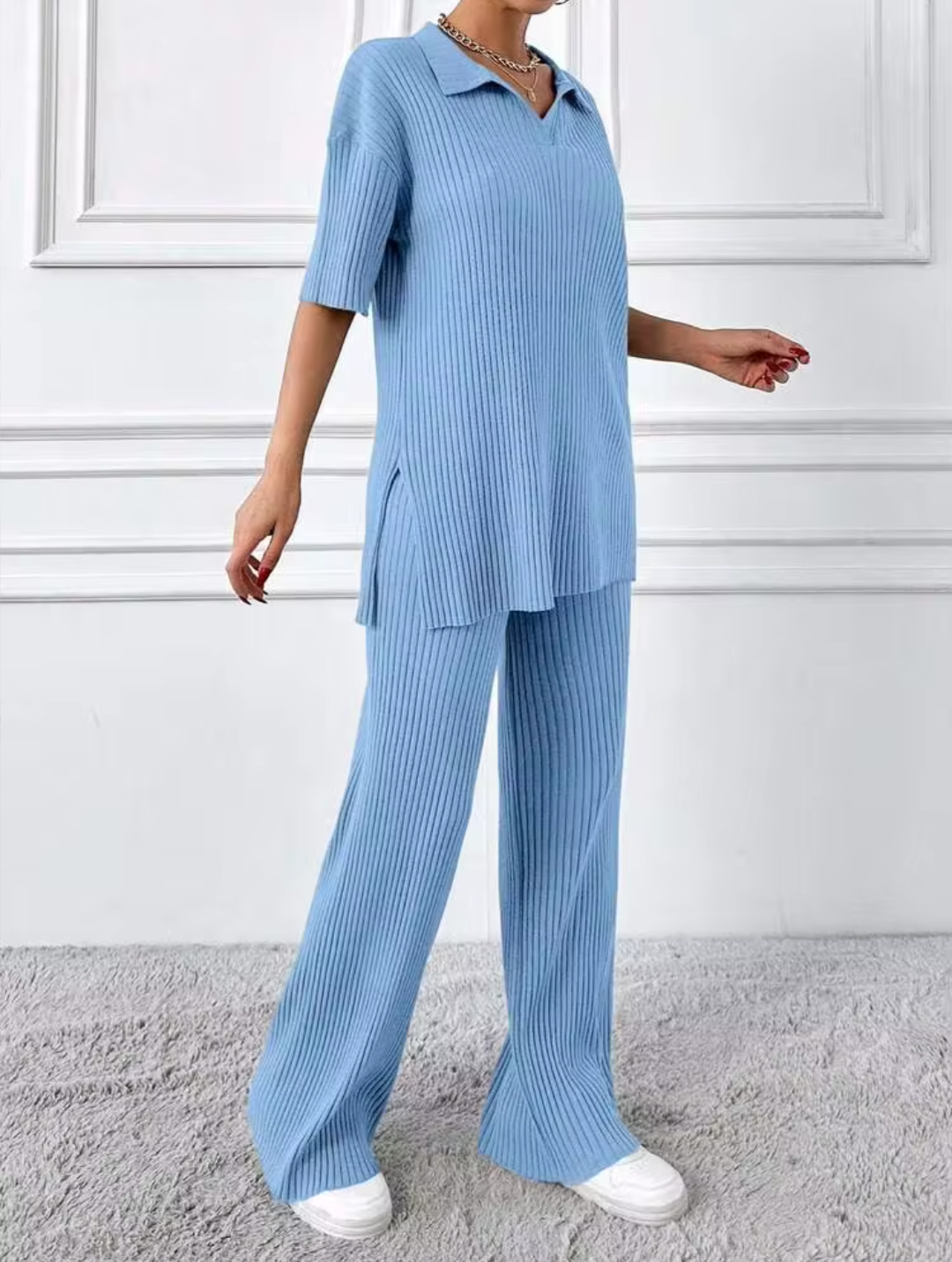 Plain Cotton Co-Ord Set for Women